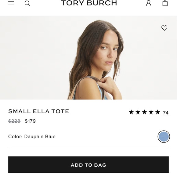 Tory Burch Ella Small Tote - NWT - Picture 16 of 16